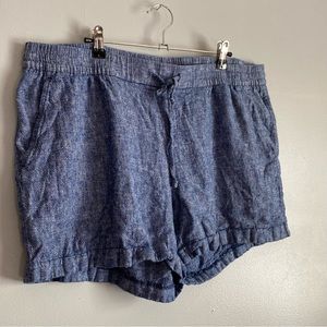 💜Old Navy | Light Woven Denim Print Shorts w/ Pockets | Size: X-Large, XLG, XL